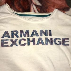 White Armani Exchange T-Shirt